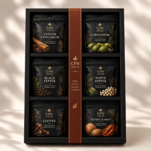Ceylon Heritage Spice Gift Box – Premium 6 Spice Collection